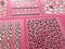 Wrapables Leopard Print, Floral, Crowns and Crosses Nail Art Self-Adhesive Stickers Nail Decals, Set of 5